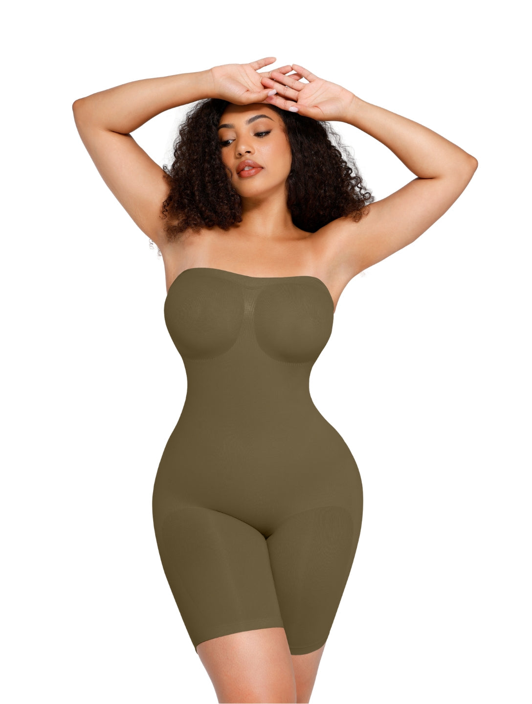 Seamless Strapless Shaping Bodysuit