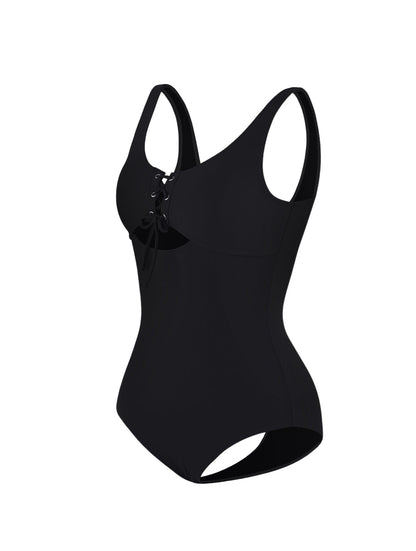 Cut-Out Corset Style Swimsuit