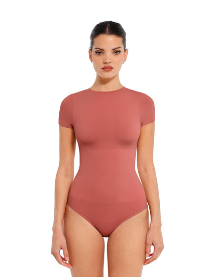 Form-Fitting Bodysuit Tee