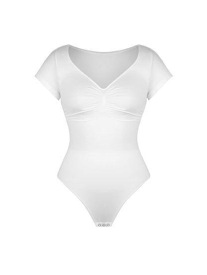 V-Neck Shaping Bodysuit Tee
