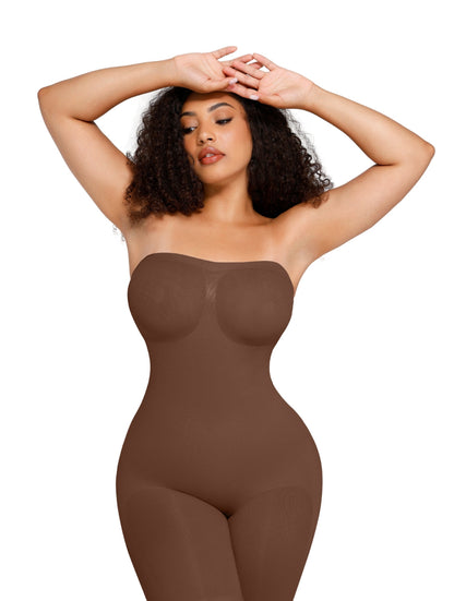 Seamless Strapless Shaping Bodysuit