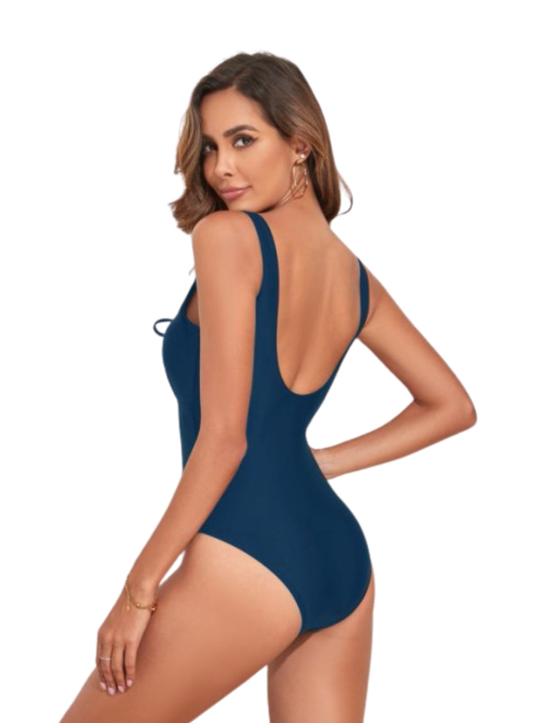 Shaped Knot One-Piece Swimsuit