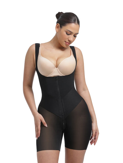 Under-Bust Zipper Shaping Top