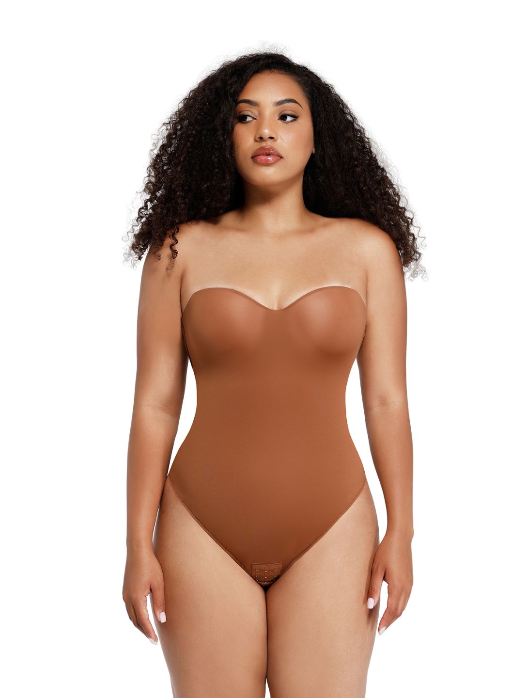 Supportive Strapless Shapewear Bodysuit