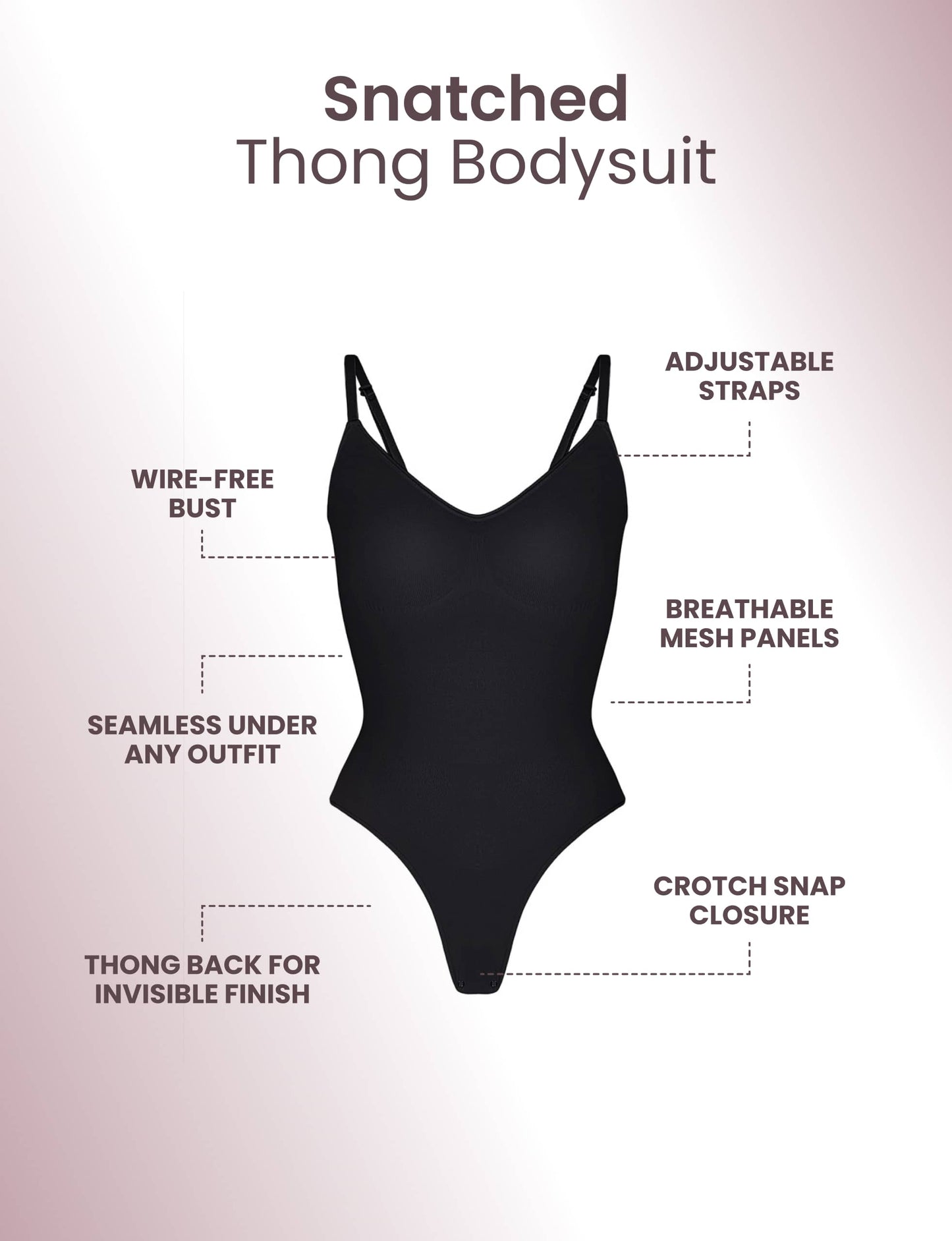 Sculpting Thong Bodysuit
