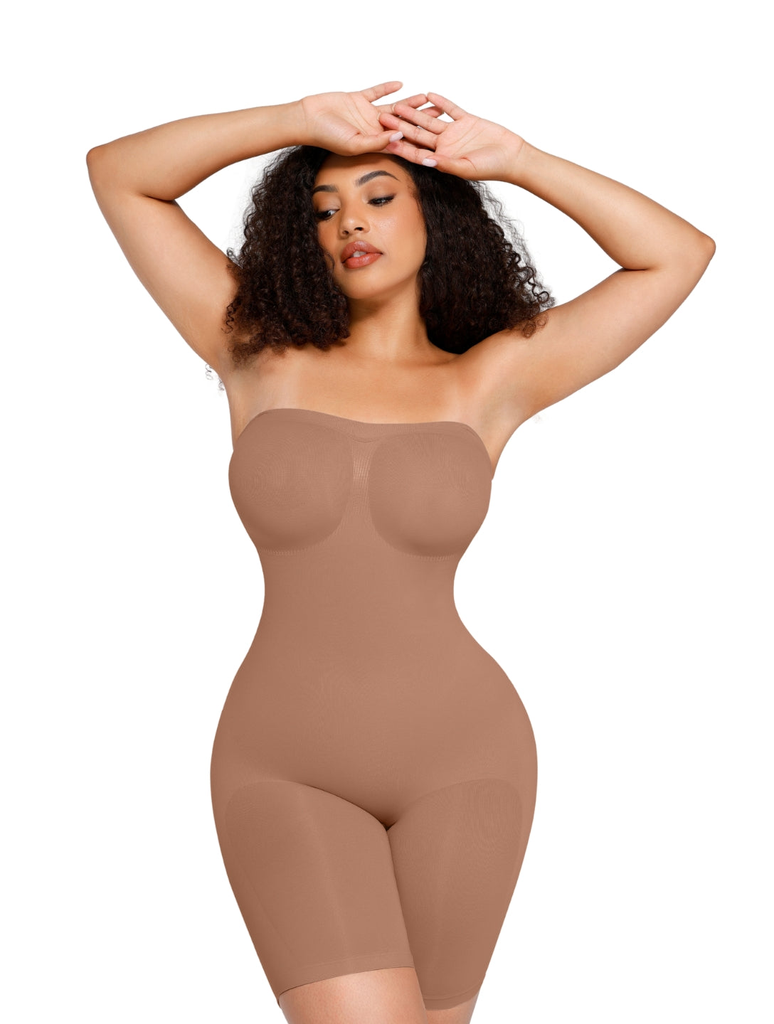 Seamless Strapless Shaping Bodysuit