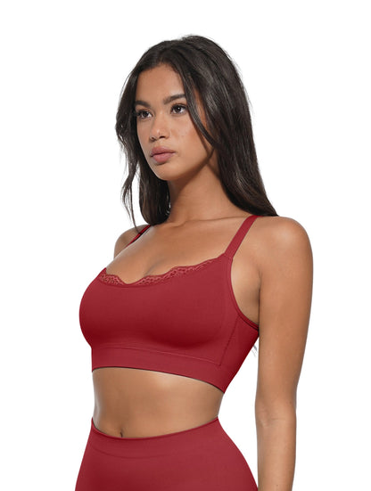 Delicate Lace Comfort Bra