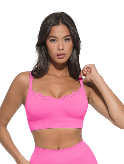 Delicate Lace Comfort Bra