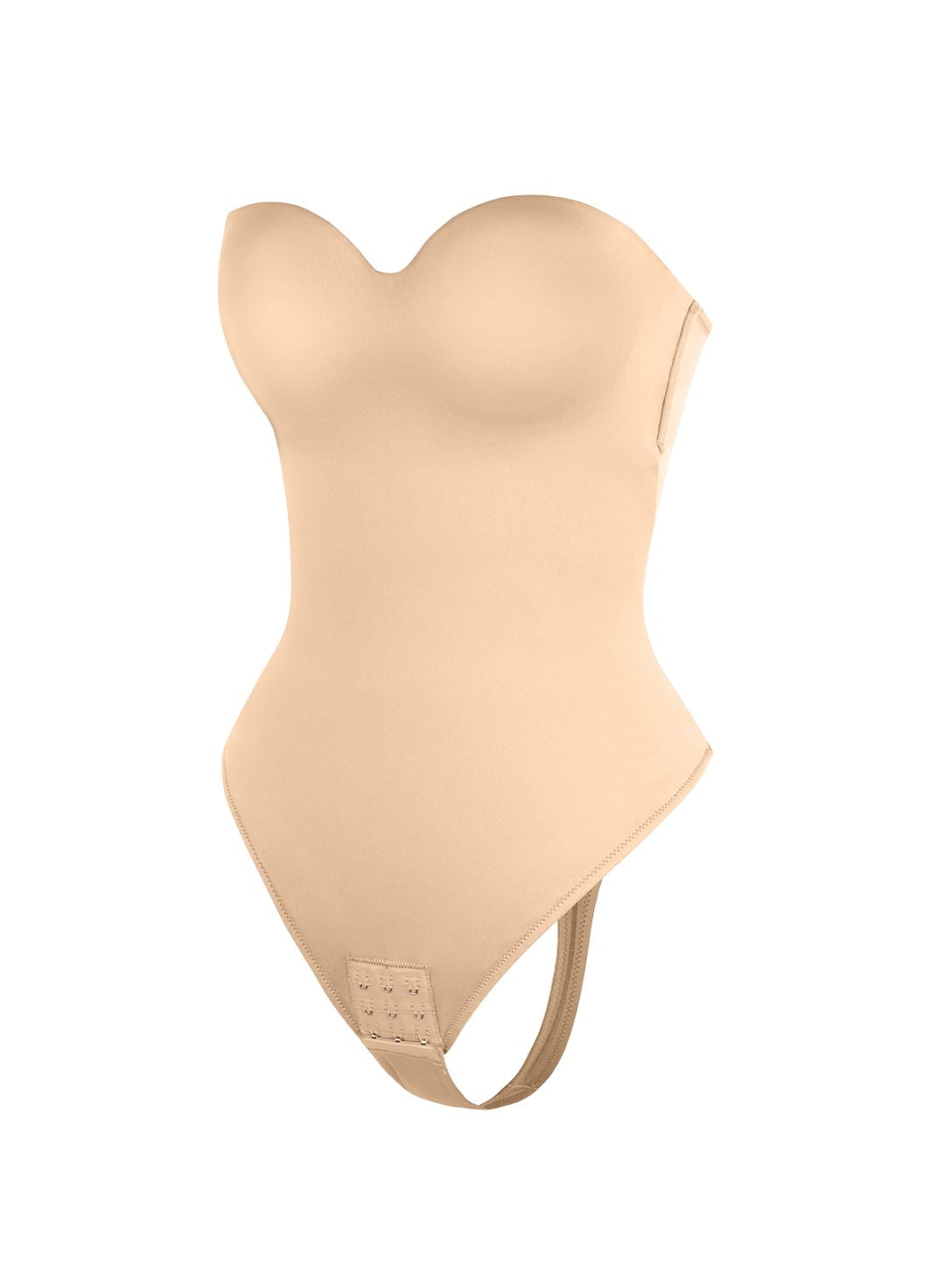 Supportive Strapless Shapewear Bodysuit