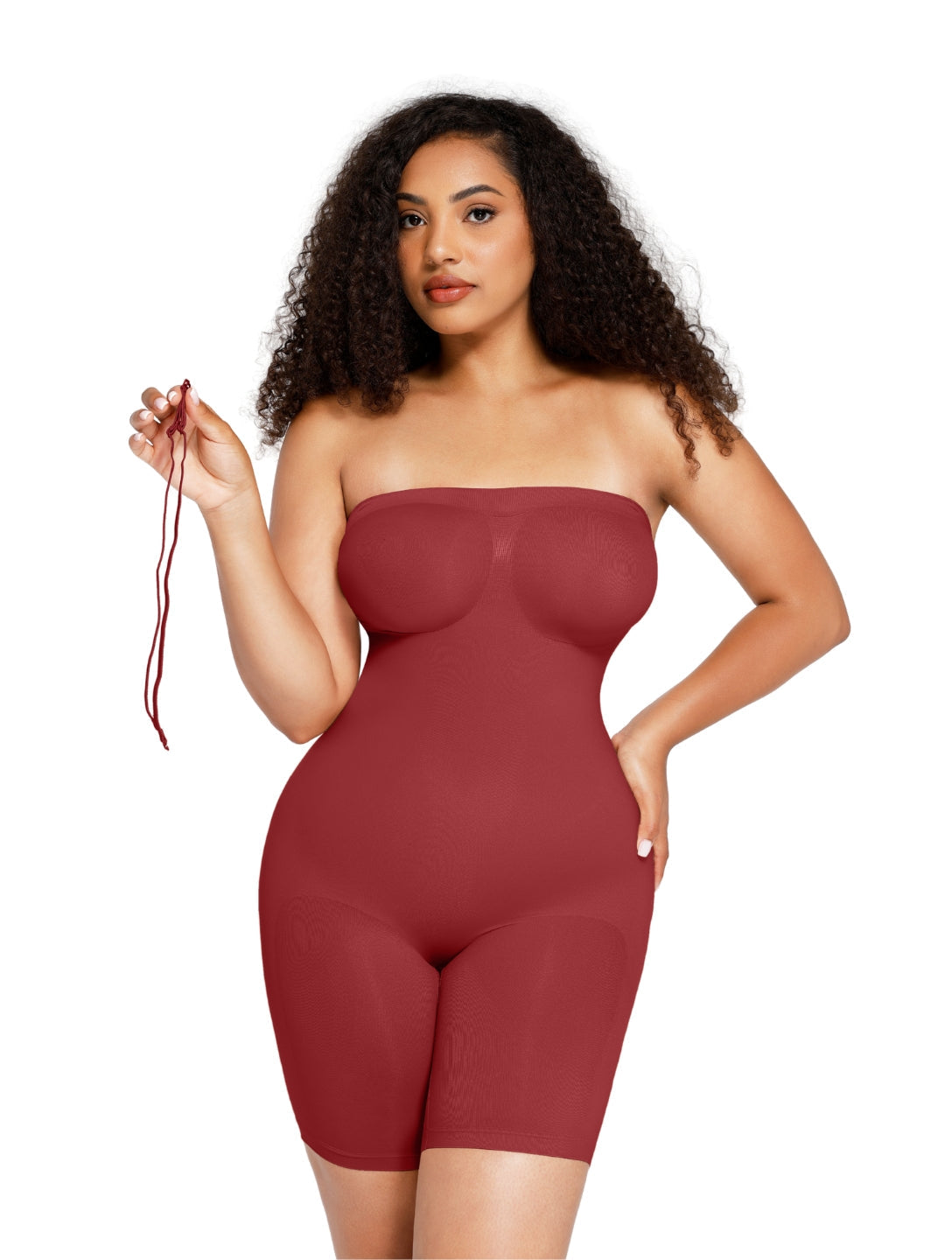 Seamless Strapless Shaping Bodysuit