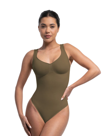 Smooth Fit Sculpting Thong Bodysuit