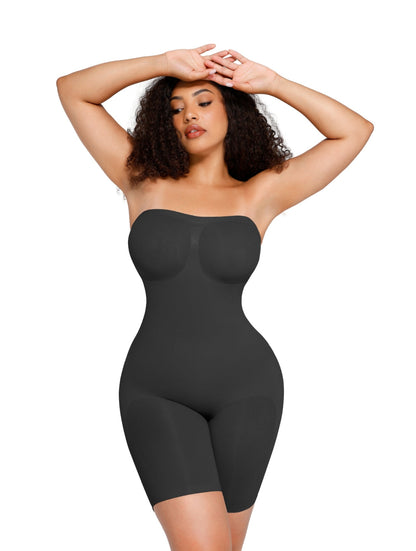 Seamless Strapless Shaping Bodysuit