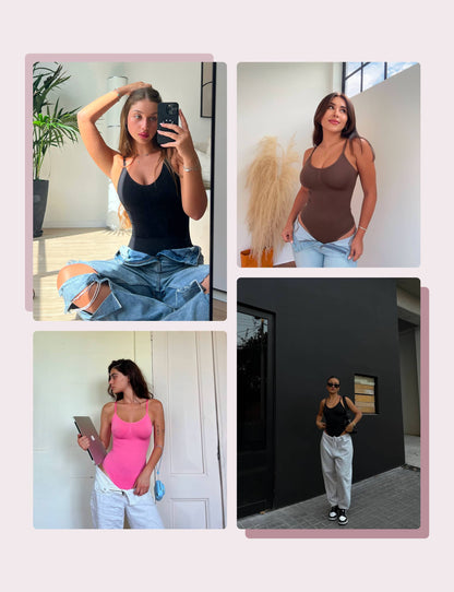 Figure-Flattering Shapewear Bodysuit
