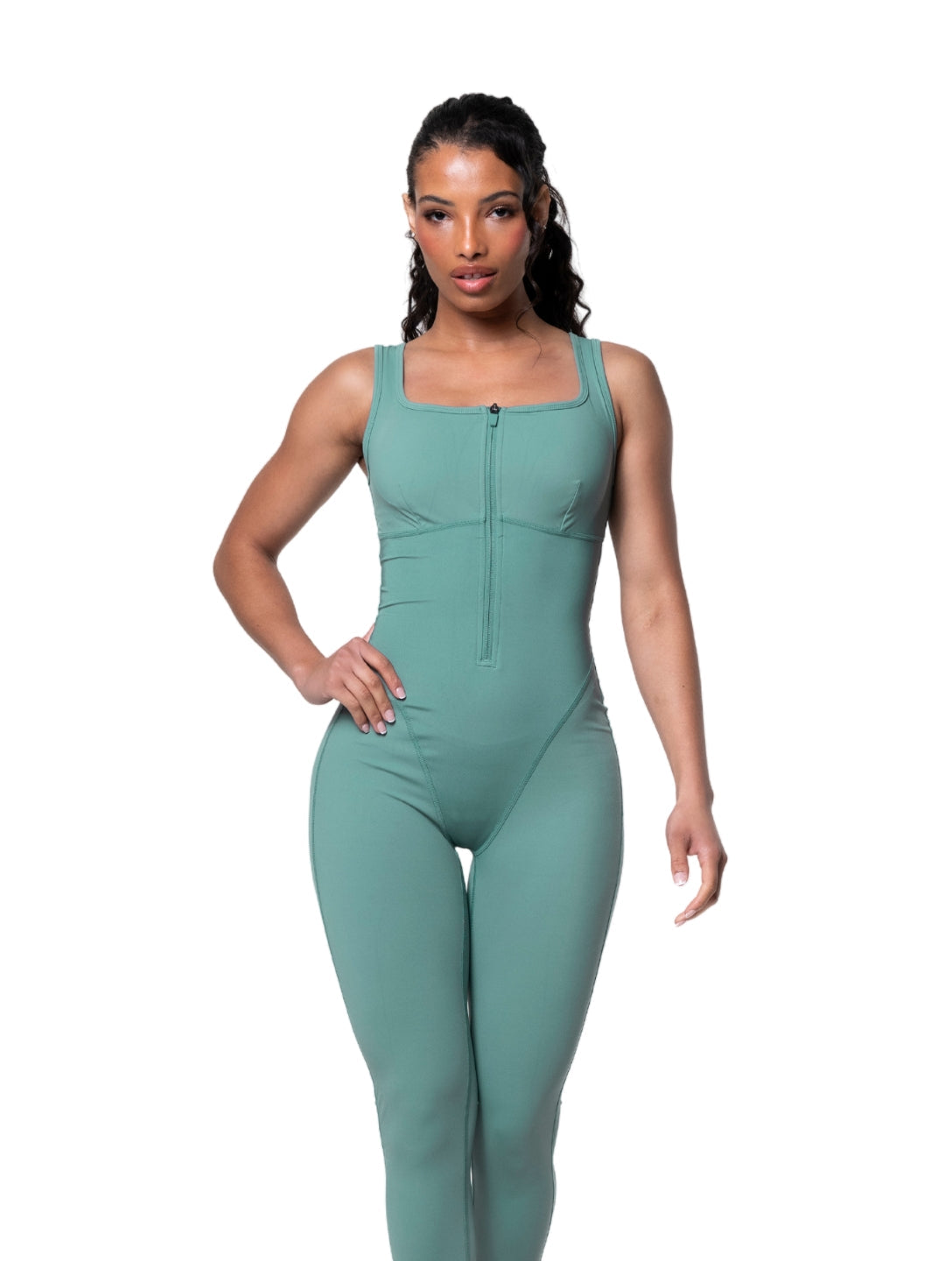 Zippered Front Catsuit