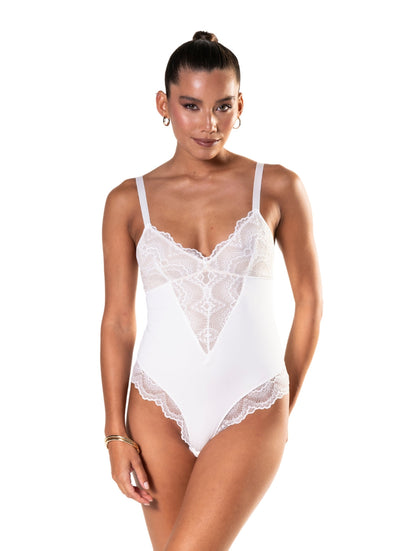 Partial Lace Bodysuit