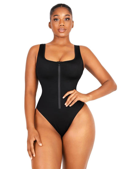 Shaping Zip-Up Swimwear