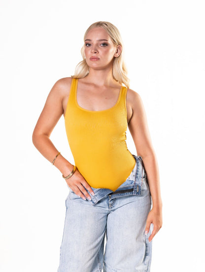 Ribbed Sculpting Shapewear Bodysuit