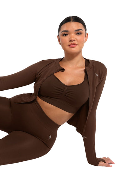 Sculpting Zip-Up Jacket