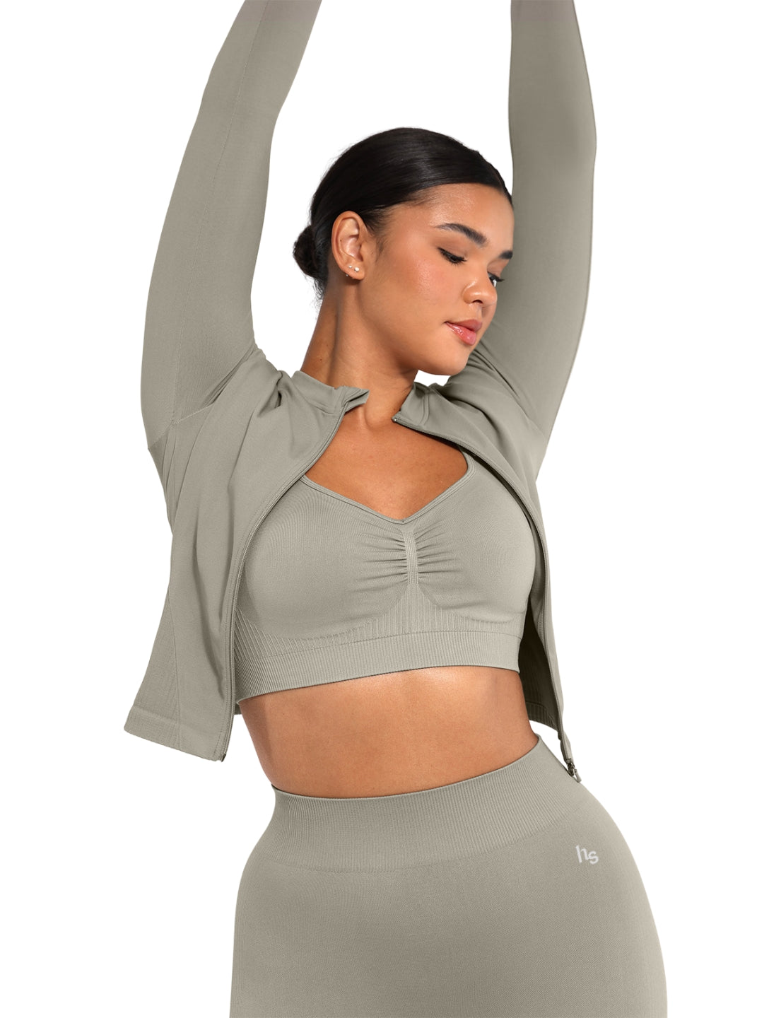 Sculpting Zip-Up Jacket