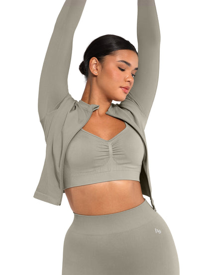 Sculpting Zip-Up Jacket