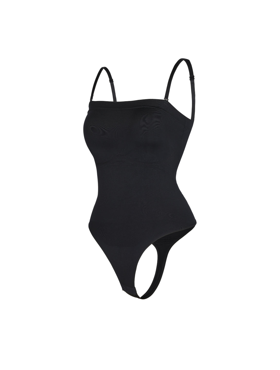 Strapless Thong Bodysuit" can be rewritten as "Seamless Strapless Thong Bodysuit.