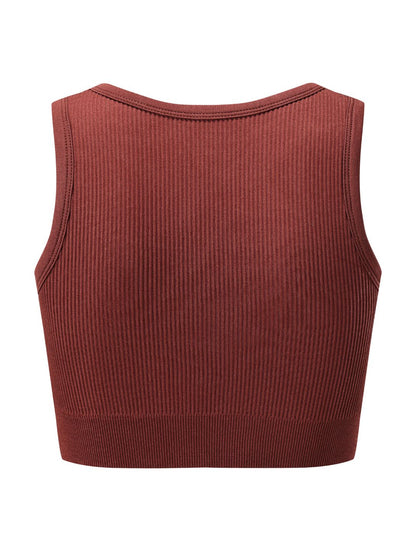 Form-Fitting Crop Top