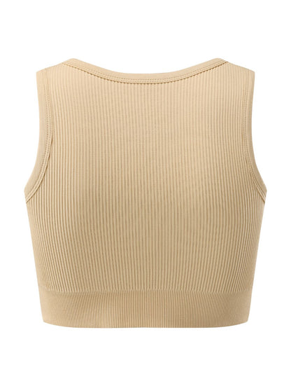 Form-Fitting Crop Top