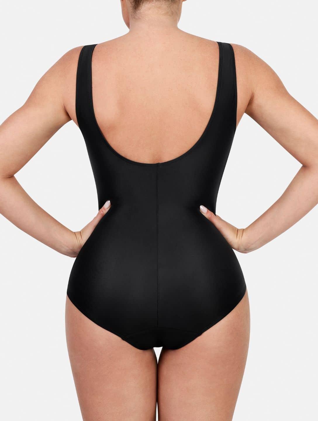 Deep V-Neck Shapewear Bodysuit
