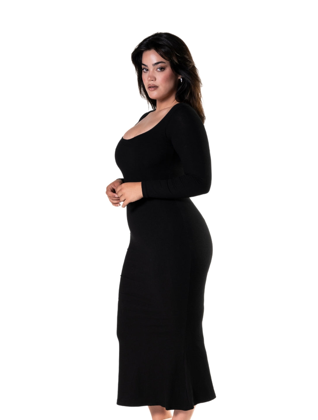 Long Sleeve Shapewear Dress