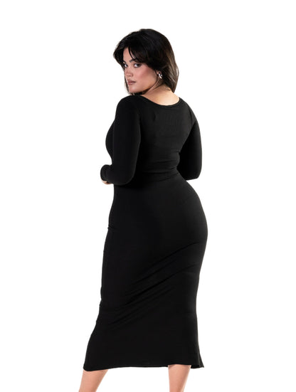 Long Sleeve Shapewear Dress