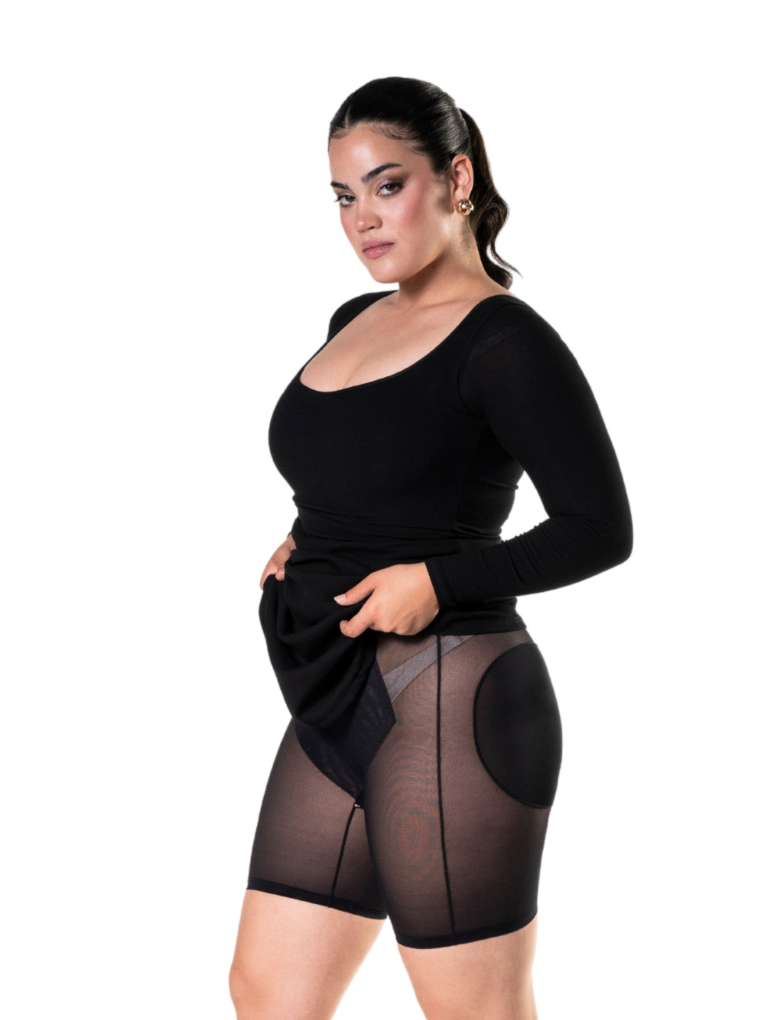 Long Sleeve Shapewear Dress