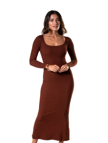 Long Sleeve Shapewear Dress