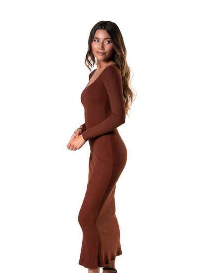 Long Sleeve Shapewear Dress