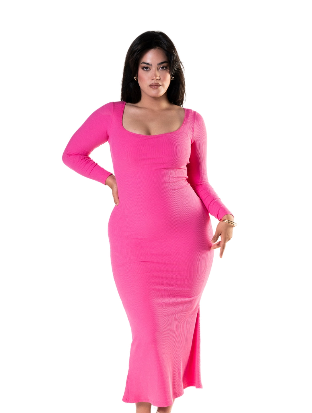 Long Sleeve Shapewear Dress