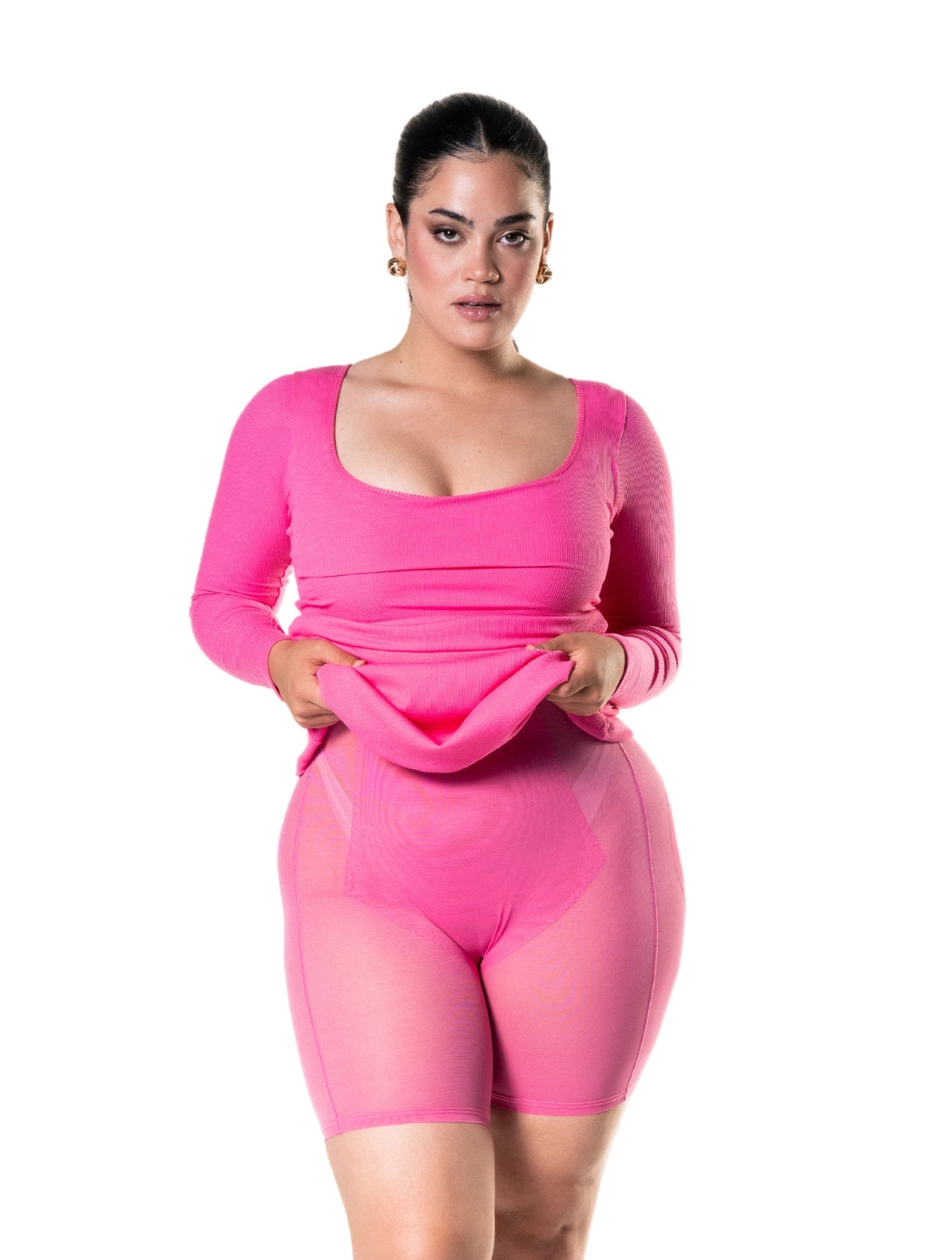 Long Sleeve Shapewear Dress