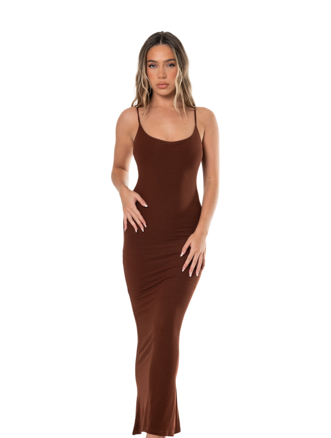 Maxi Dress with Shapewear Slip