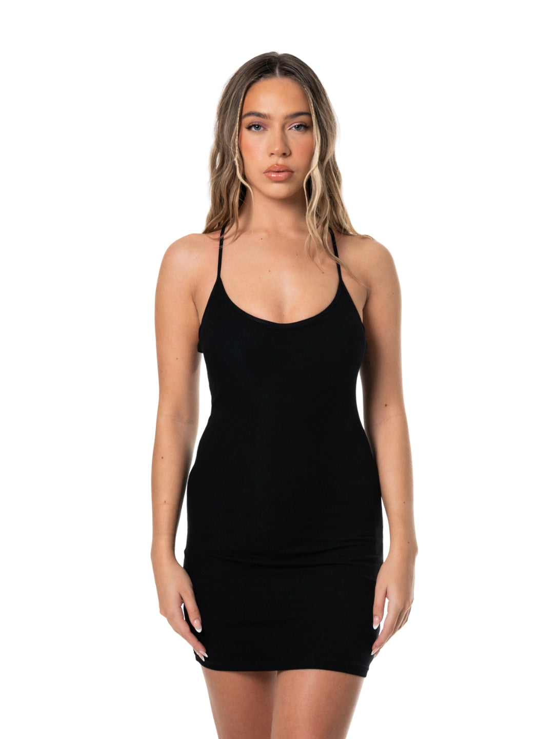 Body Sculpting Mini Slip Dress