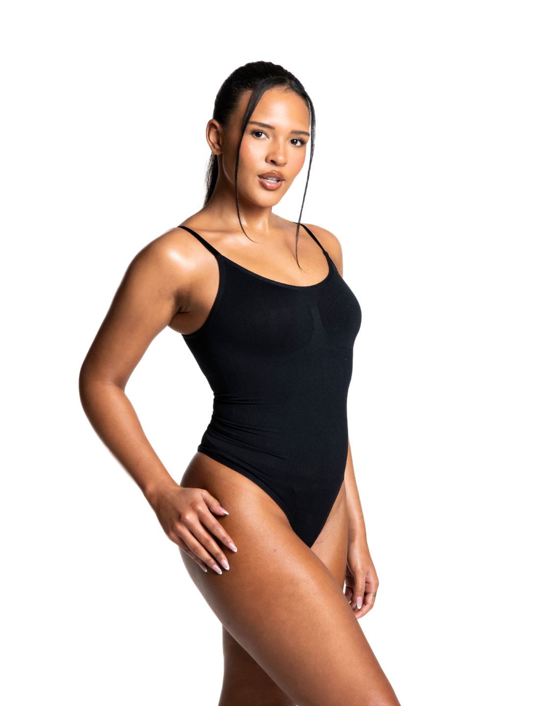 Figure-Flattering Thong Bodysuit