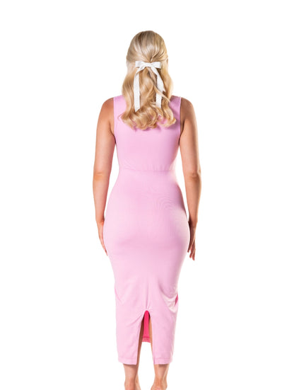 Square Neck Bodycon Shapewear Dress
